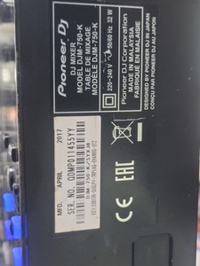 Б/у Dj контролер Pioneer dj djm-750mk2 01-201047743
