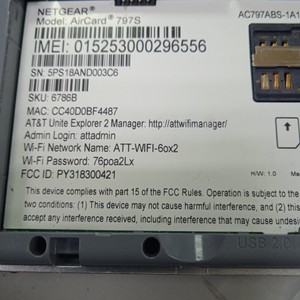 Б/в Бездротовий маршрутизатор Netgear aircard ac797s 01-201052884