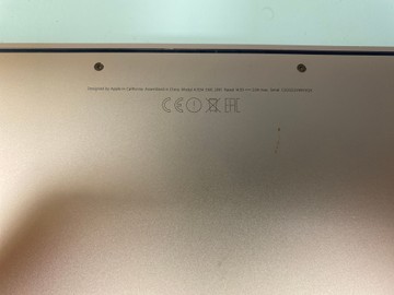 Б/в Ноутбук Apple macbook a1534 12" core m3 1,1ghz/ram 8gb/ssd 512gb/intel hd graphics 515 01-201102921