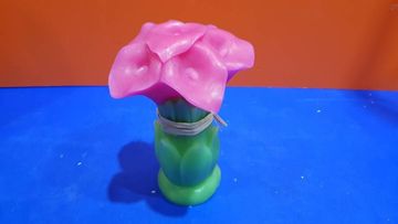 19-000001432: Китай лампа в виде цветка