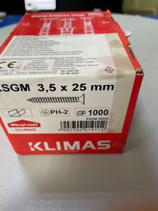 Б/у Саморізи Ksgm kstex-3,5х9,5мм 1000шт 01-200844858