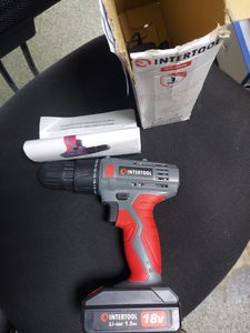 Б/в Шурупокрут Intertool dt-0315 li 1акб зп 01-200864750