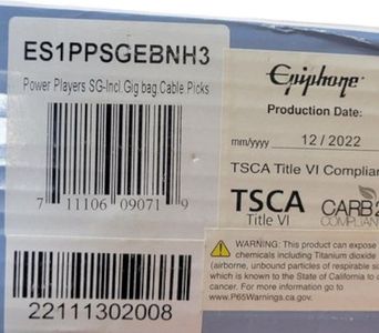 Б/у Электрогитара Epiphone power player sg 01-200865356