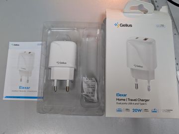 Б/в Універсальний блок живлення Gelius 20w elexar usb-a and type-c 01-200890707