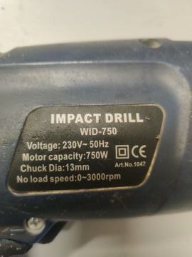 Б/у Дрель ударная Wintech wid-750 01-200890225
