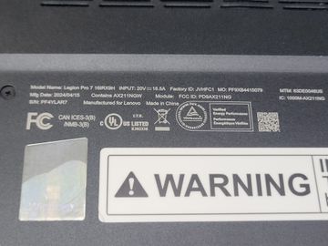 Б/в Ноутбук Lenovo 16/core i9-14900hx ddr5/16gb ddr5/ssd 1000 gb/geforce rtx4090 16gb 01-200892266