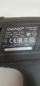 Б/в Шурупокрут Dnipro-M td-32q 01-200871980