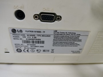 Б/в Монітор Lg flatron w1930s 01-200955428