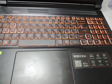 Б/в Ноутбук Acer nitro v 16 ai anv16-42 amd ryzen 5 240w/16gb/ssd 512gb/rtx3050 01-200996618