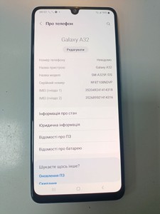 Б/в Мобільний телефон Samsung a325f galaxy a32 4/128gb 01-201002772
