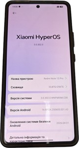 Б/в Мобільний телефон Xiaomi redmi note 13 pro 4g 8/256gb 01-200991734