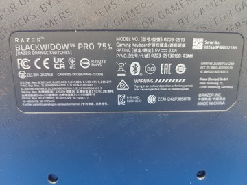 Б/в Клавіатура Razer blackwidow v4 pro 75% ansi 01-200989636