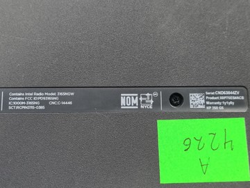 Б/в Ноутбук Hp 15/pentium n3710 ddr3/4gb ddr3/ssd 128 gb/*інтегрована 01-201053447