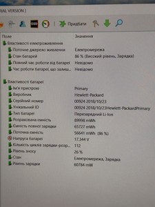 Б/в Ноутбук Hp 15/core i7 8850h ddr4/32gb ddr4/hdd *відсутній/ssd 512 gb/quadro p1000 4gb 01-200966421