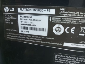 Б/в Телевізор Lg m2280d-pz 01-201086955