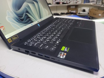 Б/в Ноутбук Acer 15/ryzen 5 7535hs ddr5/16gb ddr5/hdd *відсутній/ssd 512 gb/geforce rtx3050 6gb 01-201166780