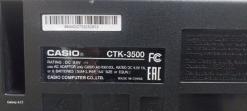 01-200765650: Casio ctk-3500