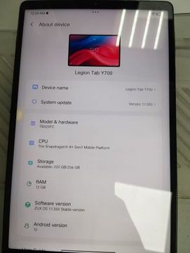 01-200770323: Lenovo y700 legion 2023 12/256gb