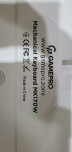 Б/у Клавиатура Gamepro mk170 outemu hot-swap switch 01-200827962