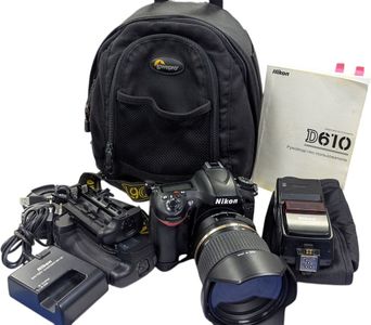 Б/в Фотоапарат Nikon d610 + tamron af sp 24-70mm f/2,8 di 01-200749739