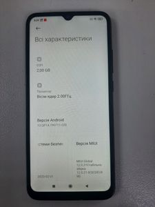 Б/в Мобільний телефон Xiaomi redmi 9a 2/32gb 01-200881902