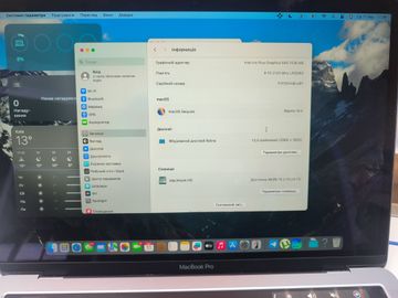 Б/в Ноутбук Apple macbook pro 2019 a2159 13,3" core i5 1,4ghz/ram 8gb/ssd 128gb/intel iris plus graphics 645 01-200894412