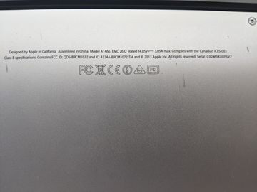 Б/в Ноутбук Apple macbook air a1466/ 13,3"/ core i5 1.3ghz/ram4gb/ssd128gb/intel hd graphics 5000 01-200871968