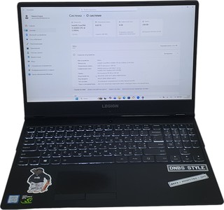 Б/в Ноутбук Lenovo 15/core i5 8300h ddr4/8gb ddr4/hdd *відсутній/ssd 256 gb/geforce gtx1050ti 4gb 01-200935865