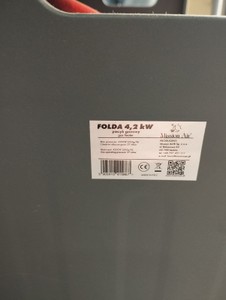 Б/в Газовий обігрівач Mission Air folda 4200 w 01-200975004