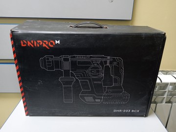 Б/у Перфоратор Dnipro-M dhr-203 bcx 1акб 4ah зп 01-200975785