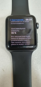 Б/в Смарт-годинник Apple watch series 3 gps 42mm aluminium case a1859 01-200974915