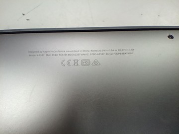 Б/в Ноутбук Apple makbook air 13,3"/apple m1/ram8gb/ssd256gb/7core gpu 01-200990409