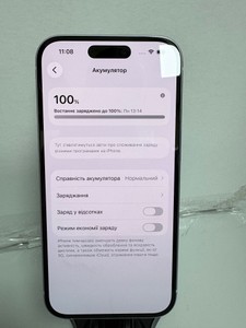 Б/в Мобільний телефон Apple iphone 15 128gb 01-200990026