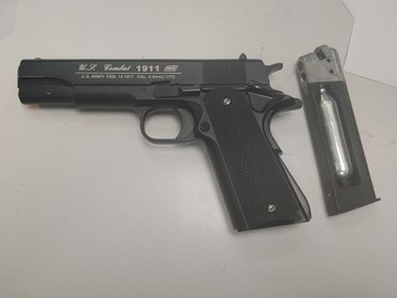 Б/в Пневматичний пістолет Asg 1911 us-c blowback 01-201105871