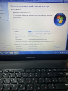 Б/в Ноутбук Samsung 15/pentium b940 ddr3/3gb ddr3/ssd 256 gb/*інтегрована 01-201126461