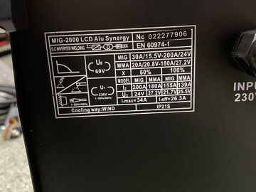 Б/в Зварювальний апарат Vitals mig 2000 digital lcd 01-201165128