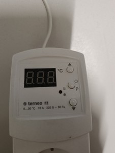 Б/у Терморегулятор Terneo rz 3000 ba 01-201177434