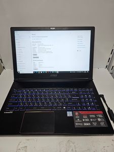 Б/в Ноутбук Msi 15/core i7 6820hq ddr3/16gb ddr3/hdd *відсутній/ssd 512 gb/geforce gtx1060 6gb 01-200819752