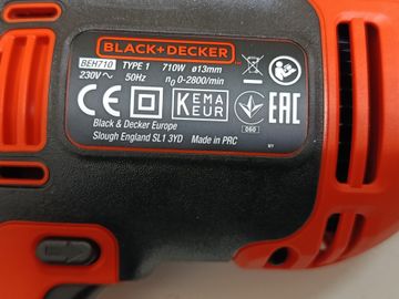 Б/у Дрель ударная Black&Decker beh710k 01-200816555