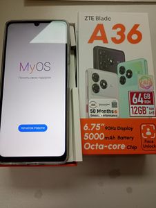 Б/в Мобільний телефон Zte blade a36 4/64gb 01-200824945
