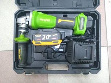Б/в Кутова шліфмашина Procraft pwa220 1акб 4ah зп 01-200829770