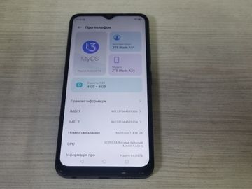 Б/в Мобільний телефон Zte blade a34 4/64gb 01-200840408