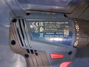 Б/у Шуруповерт Bosch gsr 185-li 2акб 2ah зп 01-200887539