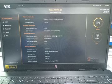 Б/в Ноутбук Acer 15/core i5-13420h ddr5/16gb ddr5/hdd *відсутній/ssd 512 gb/geforce rtx3050 6gb 01-200906797