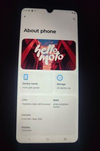 Б/у Мобільний телефон Motorola moto g06 power 4/256gb 01-200953438