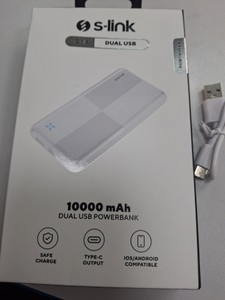 Б/в Повербанк S-Link ip-g12n 10000mah 2.1a dual usb 01-200954890