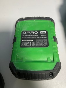 Б/в Кутова шліфмашина Apro 20ag / 20в / 125мм / 4а / 1 акб / зп 01-200977665
