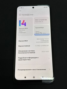 Б/в Мобільний телефон Xiaomi redmi note 10 pro 6/128gb 01-200996167