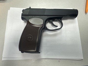 Б/в Пістолет пневматичний Sas makarov кал. 4.5 мм 01-201003938