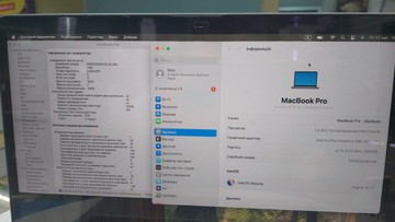 Б/в Ноутбук Apple macbook pro 2019 a2159 13,3" core i5 1,4ghz/ram 8gb/ssd 256gb/intel iris plus graphics 645 01-201028481